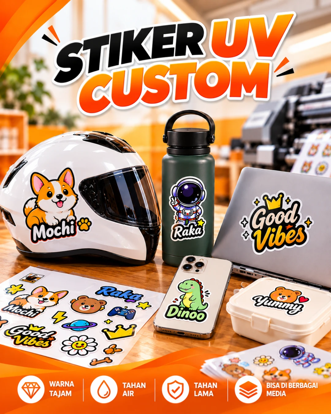 Sticker Decal UV