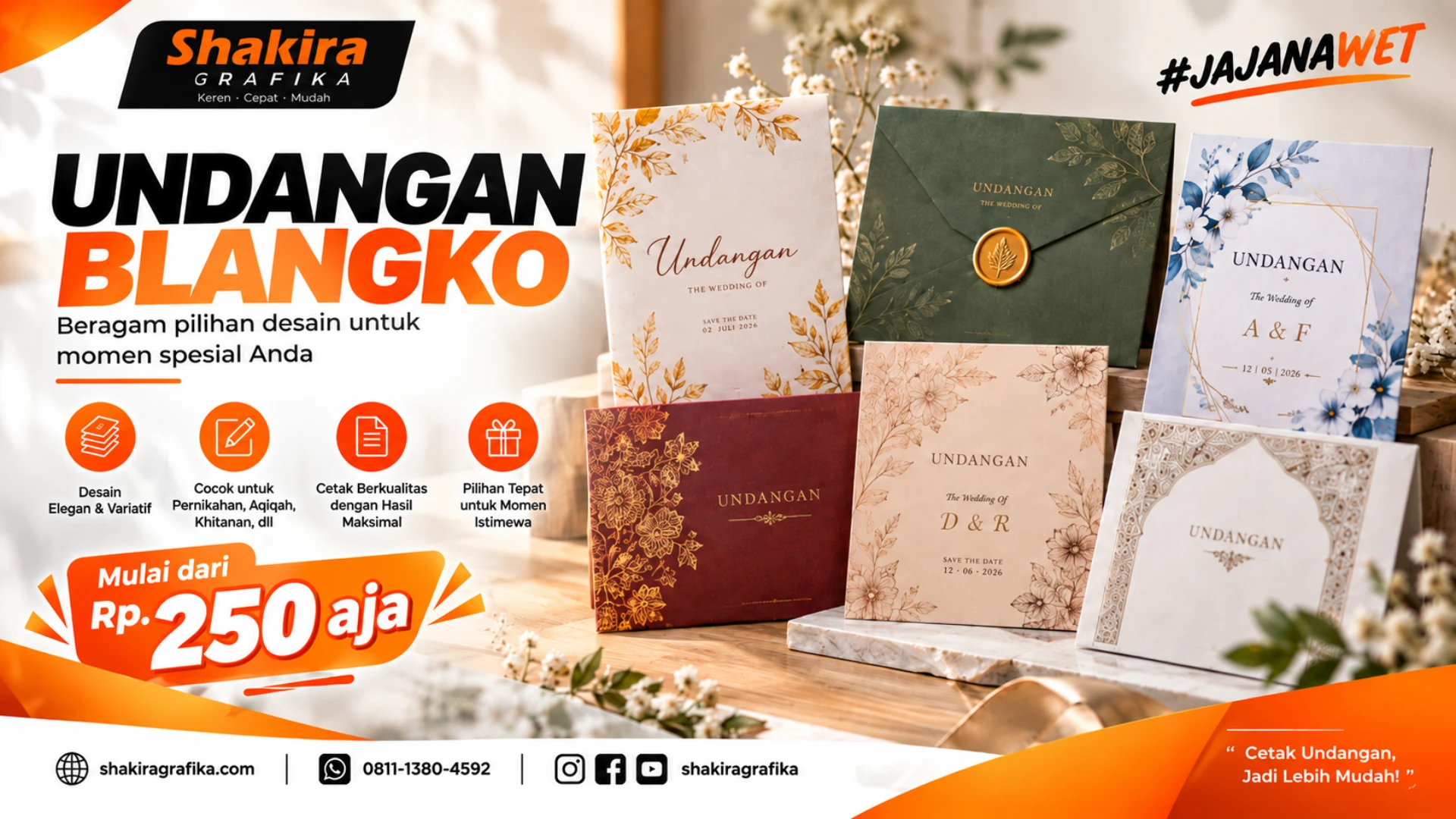 tampilan utama Undangan Blangko
